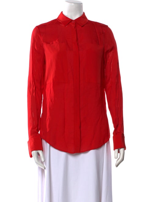 T by Alexander Wang Long Sleeve Button-Up Top