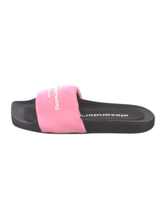 Alexander Wang Canvas Printed Slides