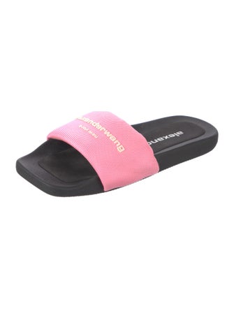 Alexander Wang Canvas Printed Slides