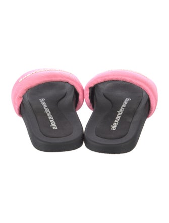 Alexander Wang Canvas Printed Slides