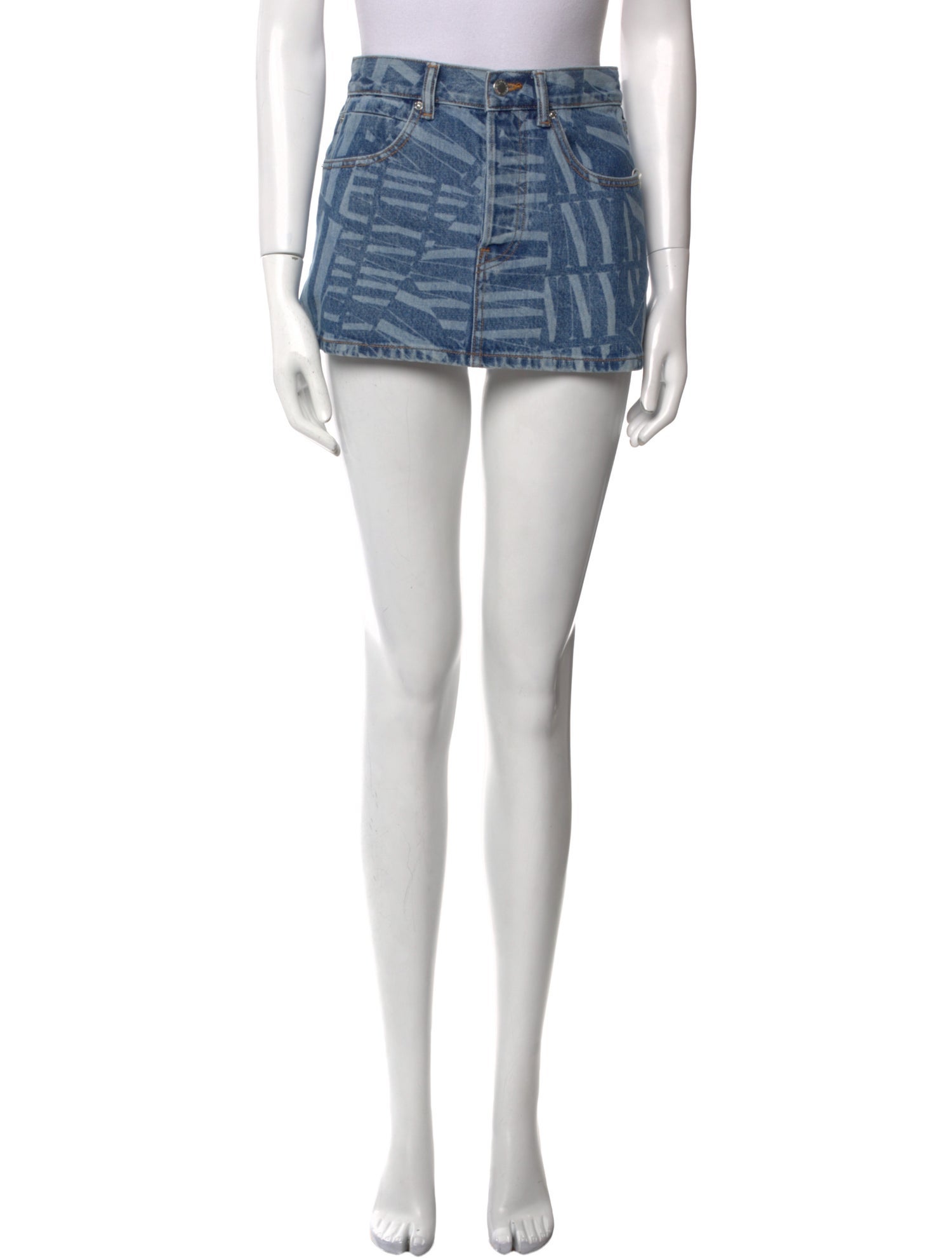 Alexander Wang Printed Mini Skirt