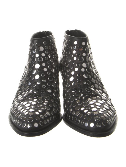 Alexander Wang Leather Studded Accents Boots