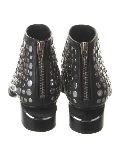 Alexander Wang Leather Studded Accents Boots
