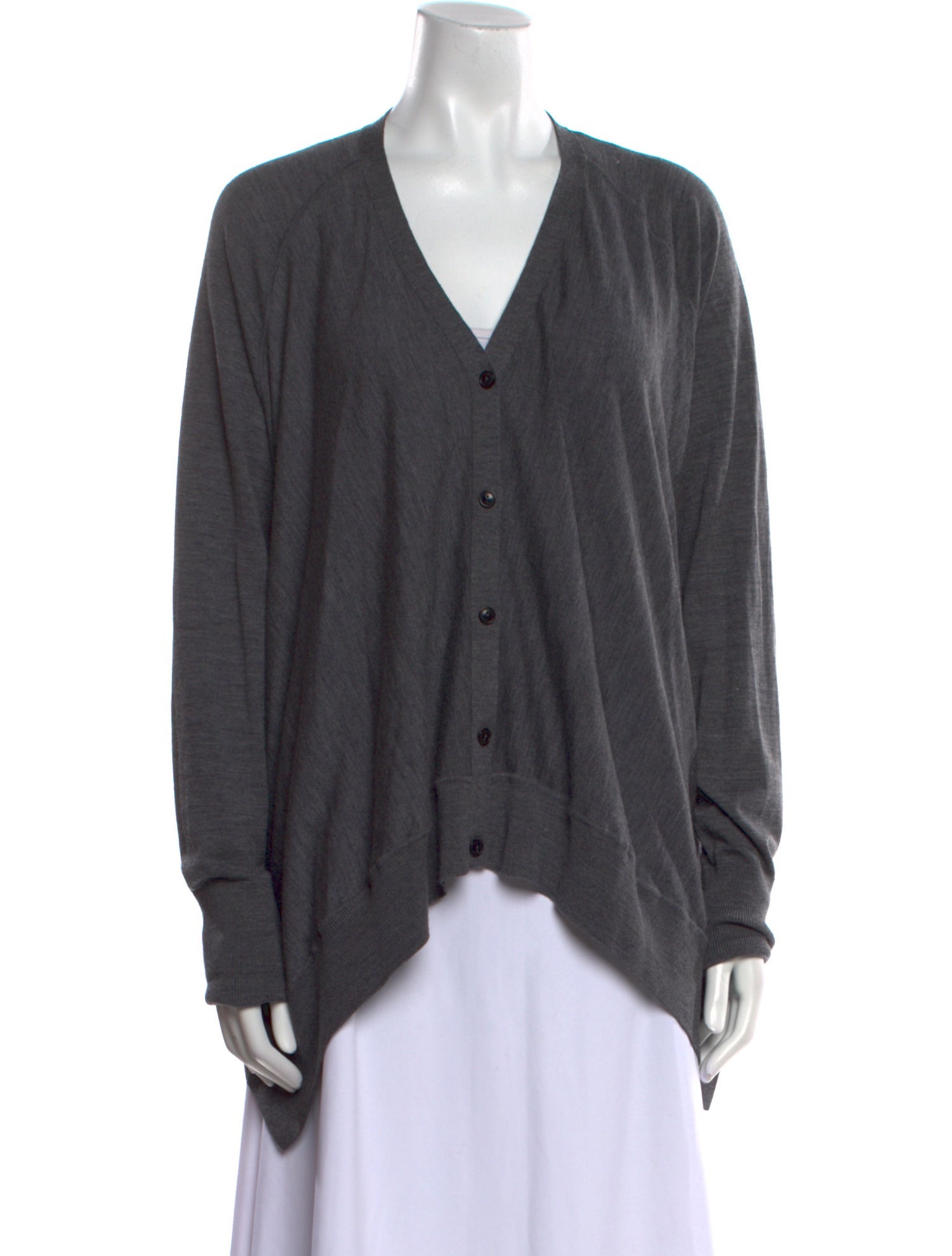 Alexander Wang Merino Wool V-Neck Sweater