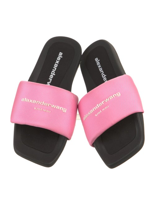 Alexander Wang Canvas Printed Slides