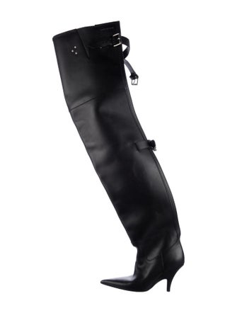 Alexander Wang Leather Lace-Up Boots