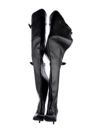 Alexander Wang Leather Lace-Up Boots