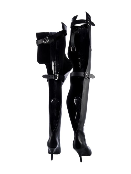 Alexander Wang Leather Lace-Up Boots