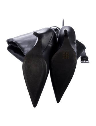 Alexander Wang Leather Lace-Up Boots