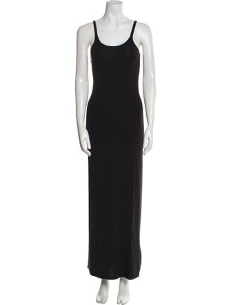 Alexander Wang Scoop Neck Long Dress