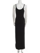 Alexander Wang Scoop Neck Long Dress
