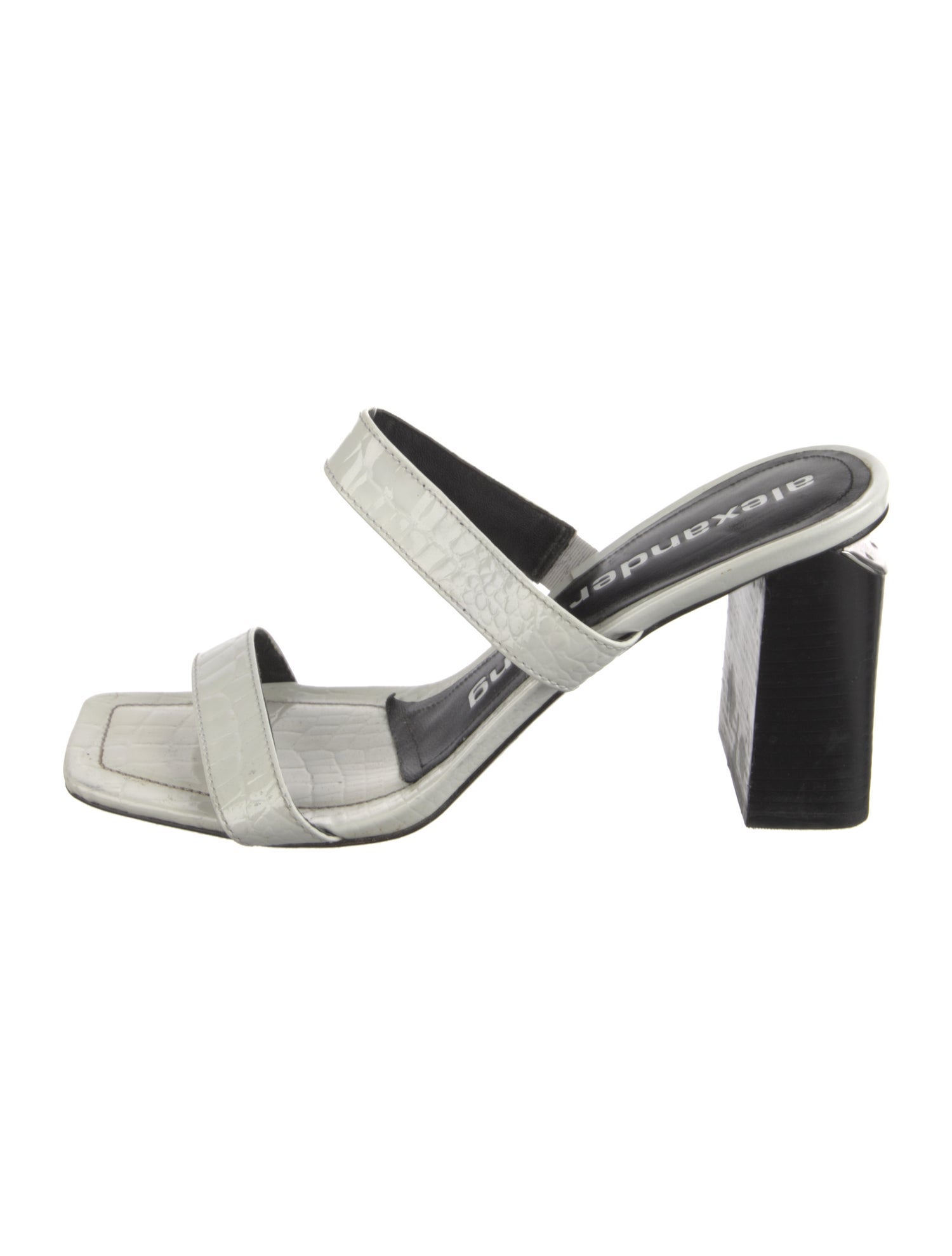 Alexander Wang Leather Slides