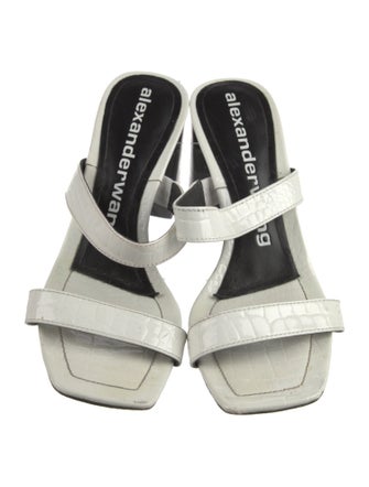 Alexander Wang Leather Slides