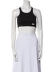 Alexander Wang Scoop Neck Sleeveless Crop Top