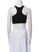 Alexander Wang Scoop Neck Sleeveless Crop Top