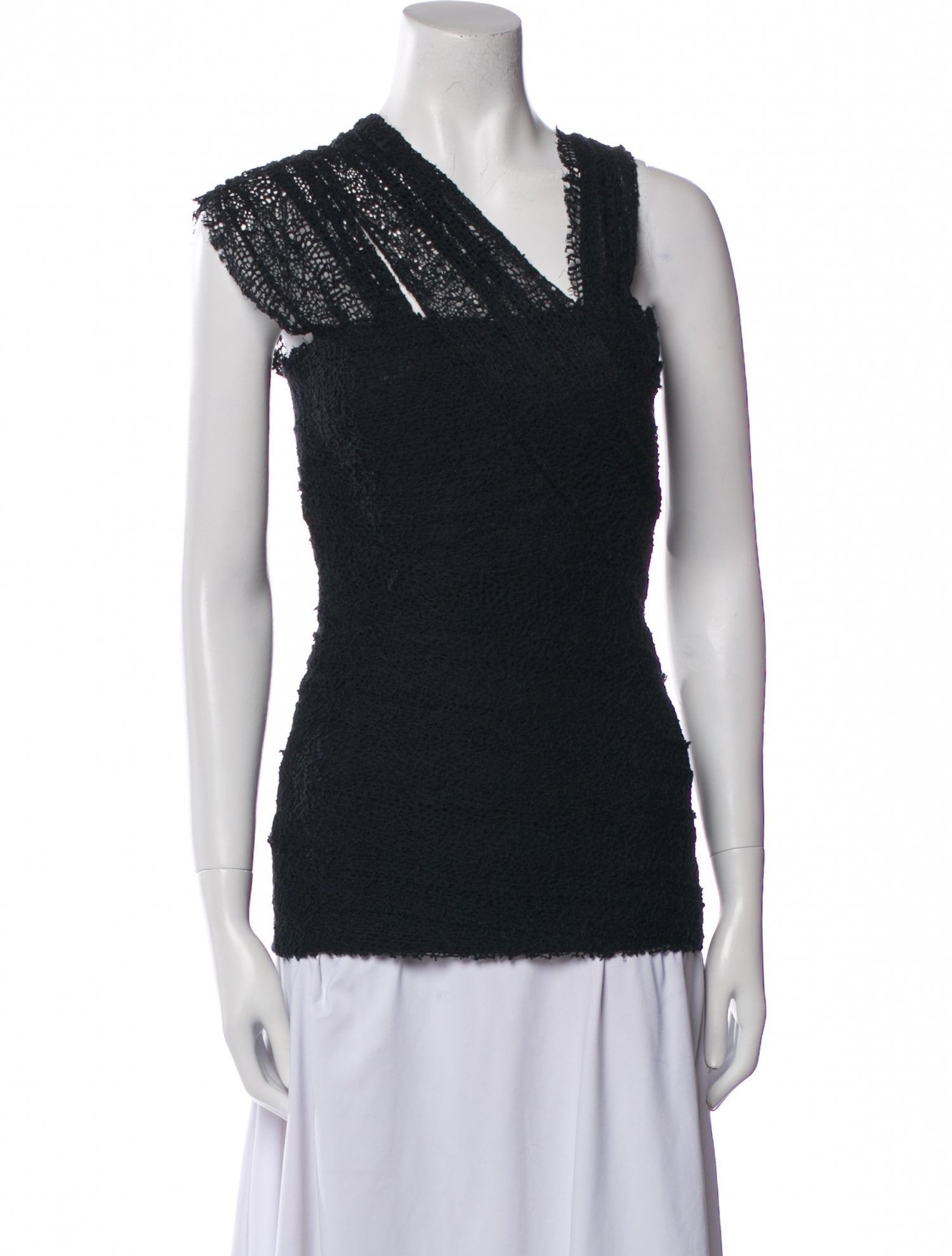 Alexander Wang Nylon One-Shoulder Top