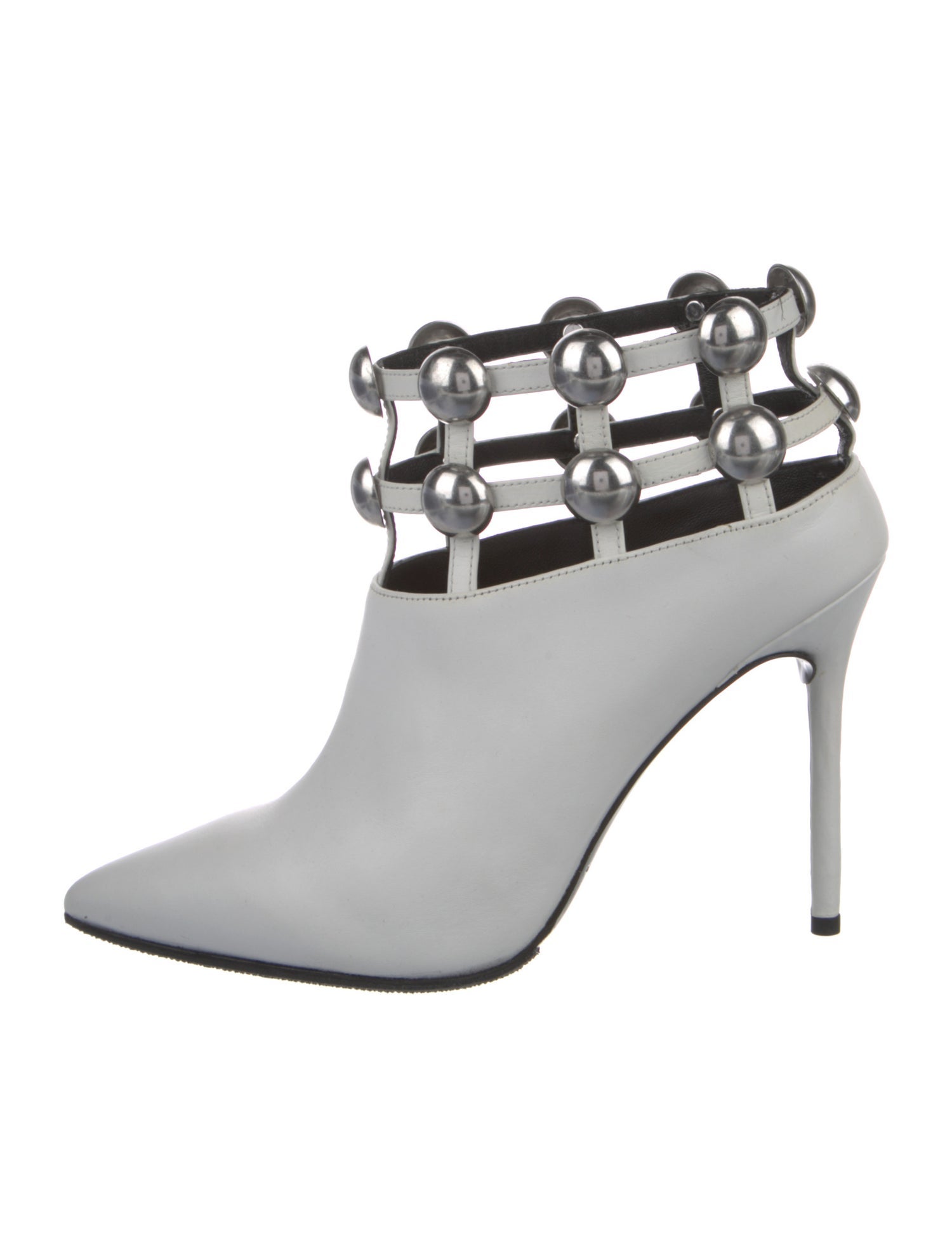 Alexander Wang Leather Cutout Accent Boots