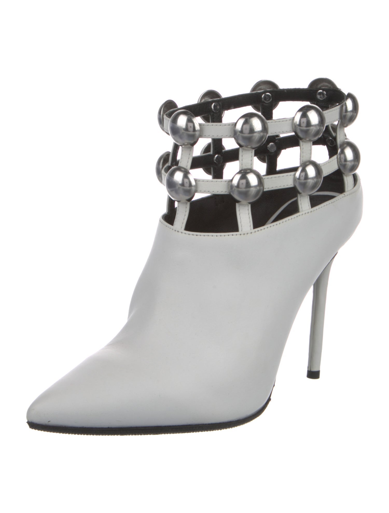 Alexander Wang Leather Cutout Accent Boots