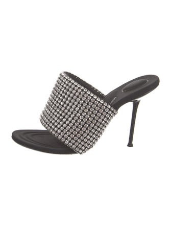 Alexander Wang Crystal Embellishments Slides