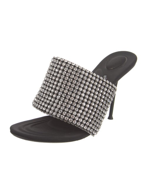 Alexander Wang Crystal Embellishments Slides