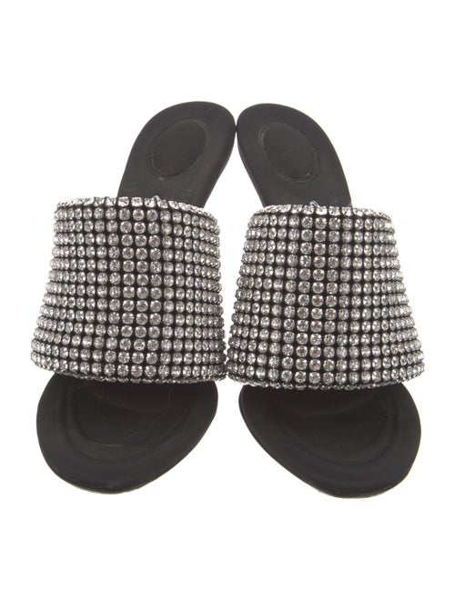 Alexander Wang Crystal Embellishments Slides