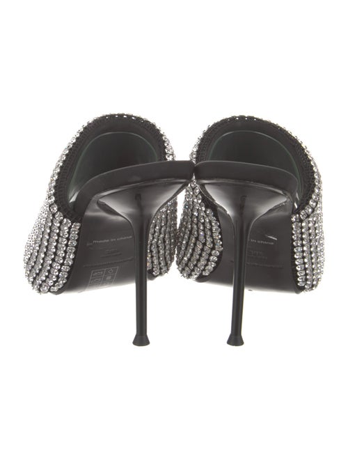 Alexander Wang Crystal Embellishments Slides