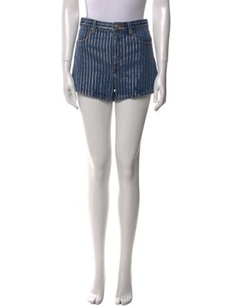 Alexander Wang Striped Mini Shorts