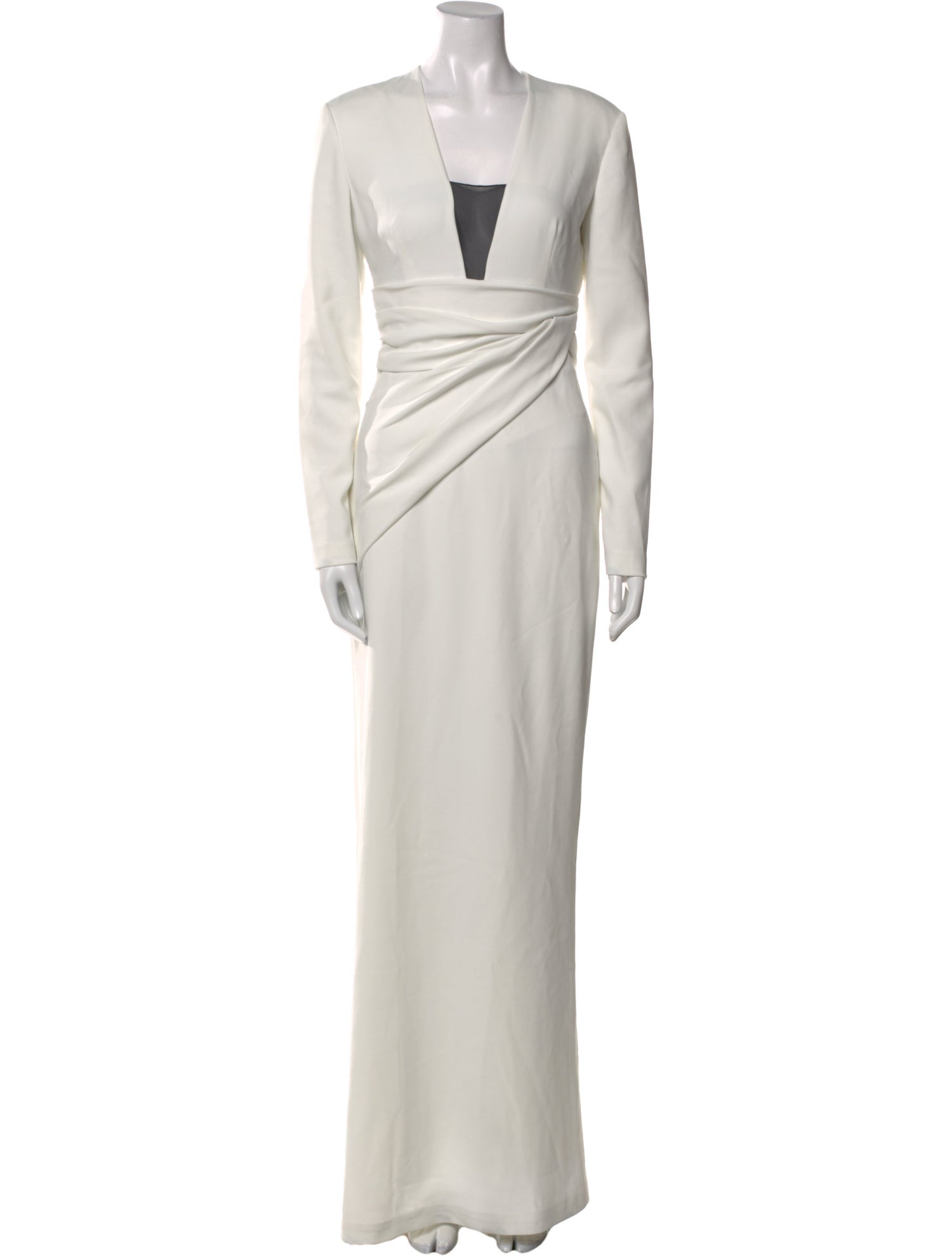 Alexander Wang V-Neck Long Dress