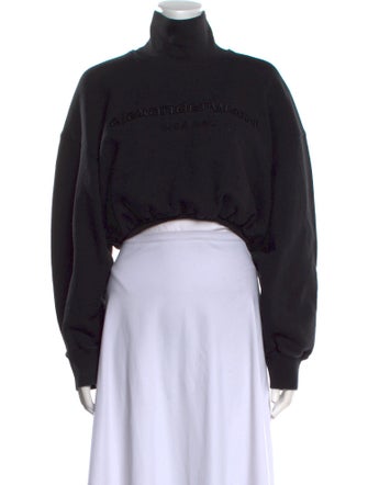 Alexander Wang Graphic Print Turtleneck Sweatshirt