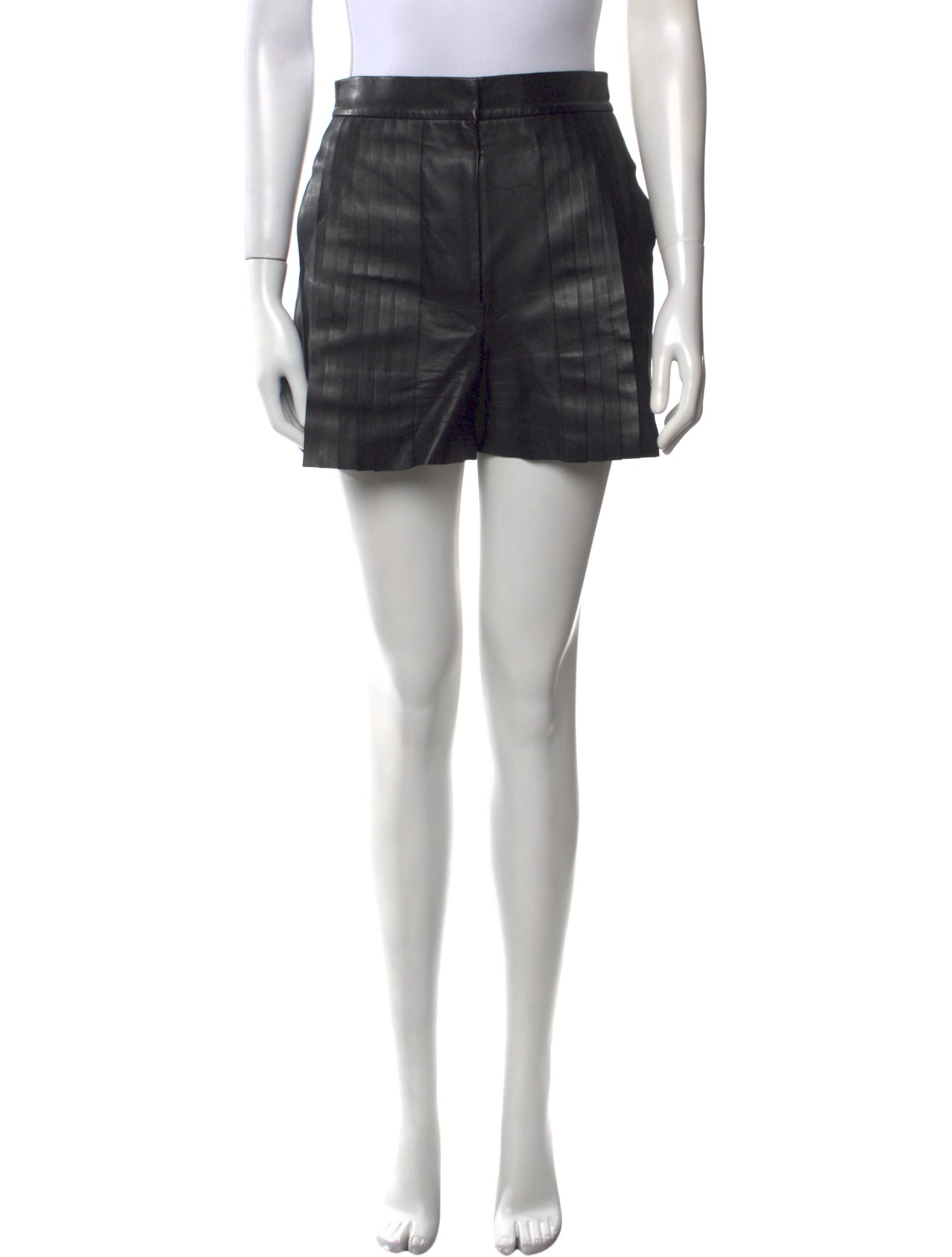 Alexander Wang Leather Mini Shorts