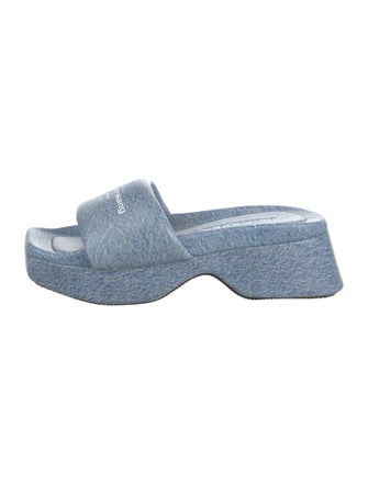 Alexander Wang Leather Slides