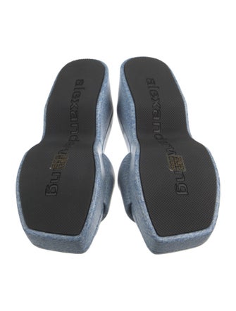 Alexander Wang Leather Slides