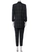 Alexander Wang Wool Plaid Print Pantsuit