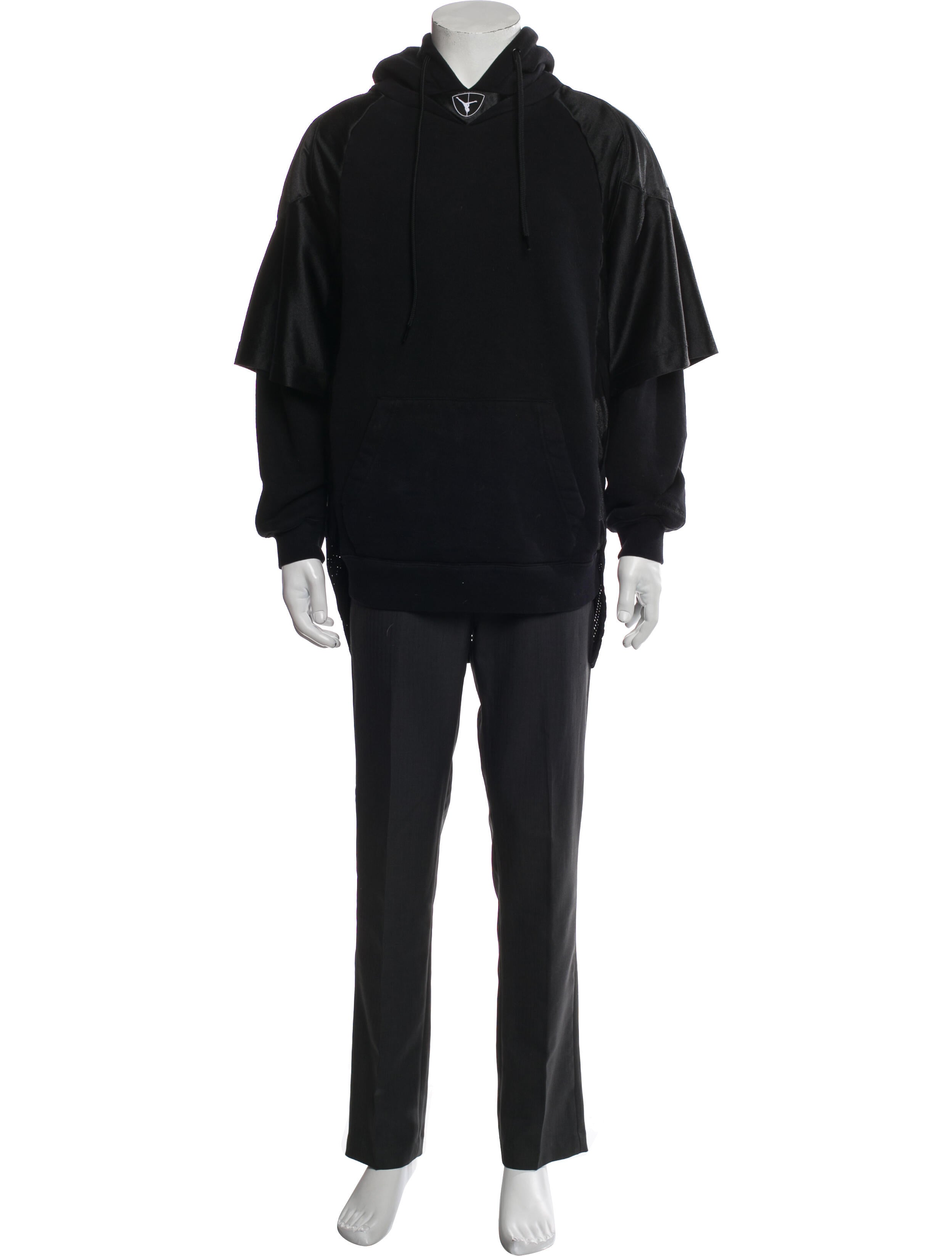 Alexander Wang Mock Neck Long Sleeve Hoodie