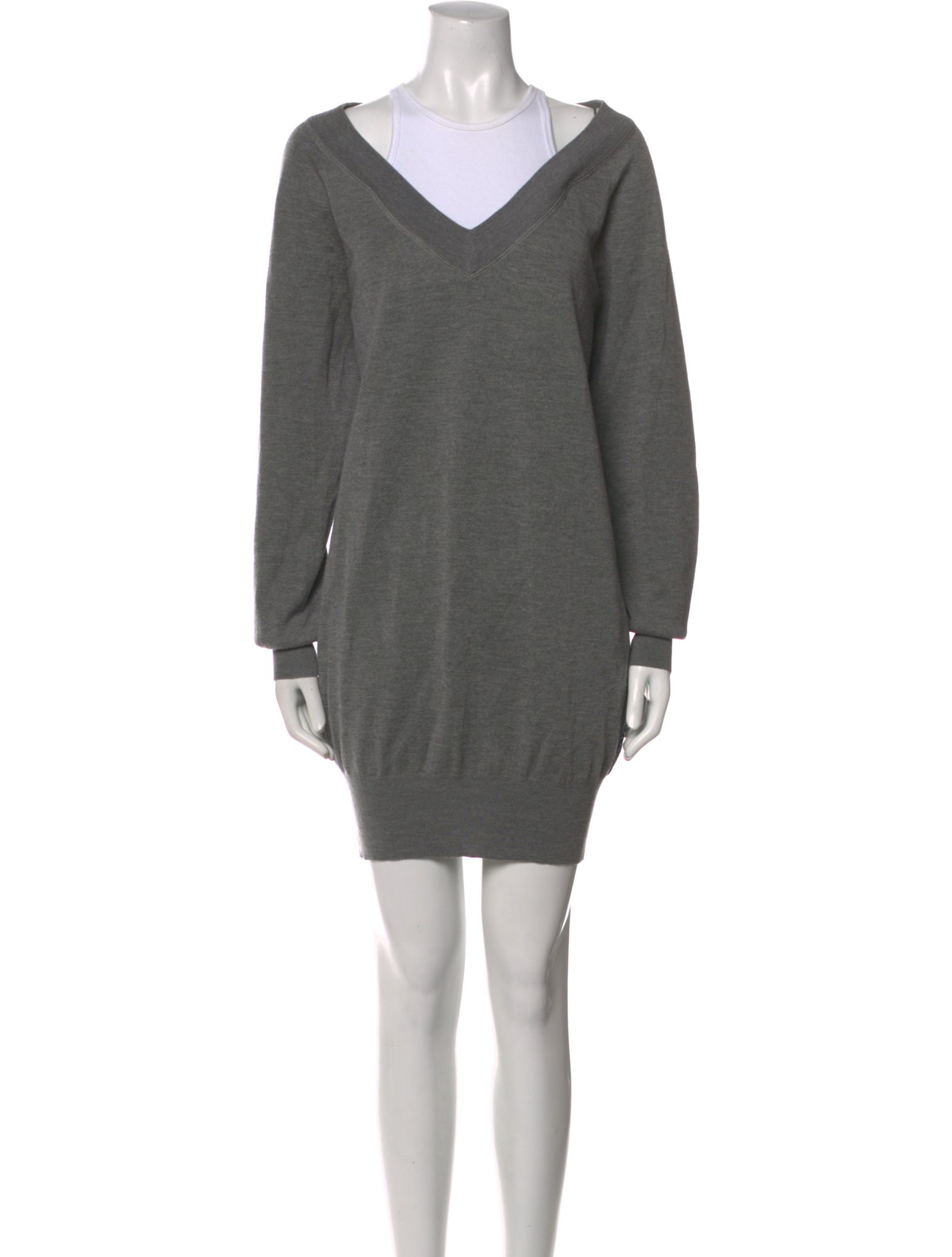 Alexander Wang Crew Neck Mini Dress