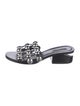 Alexander Wang Leather Studded Accents Slides