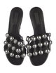 Alexander Wang Leather Studded Accents Slides