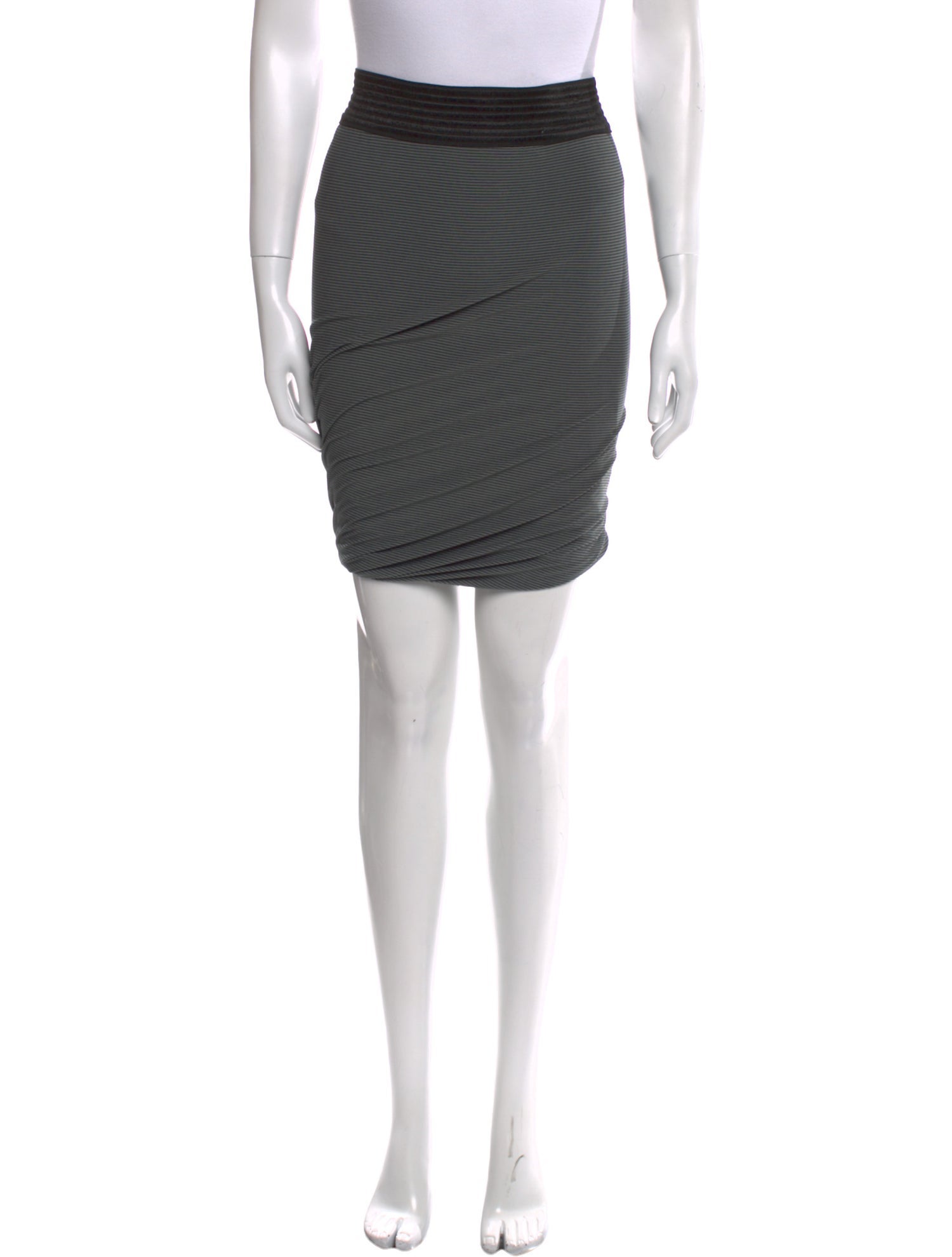 Alexander Wang Mesh Accents Mini Skirt