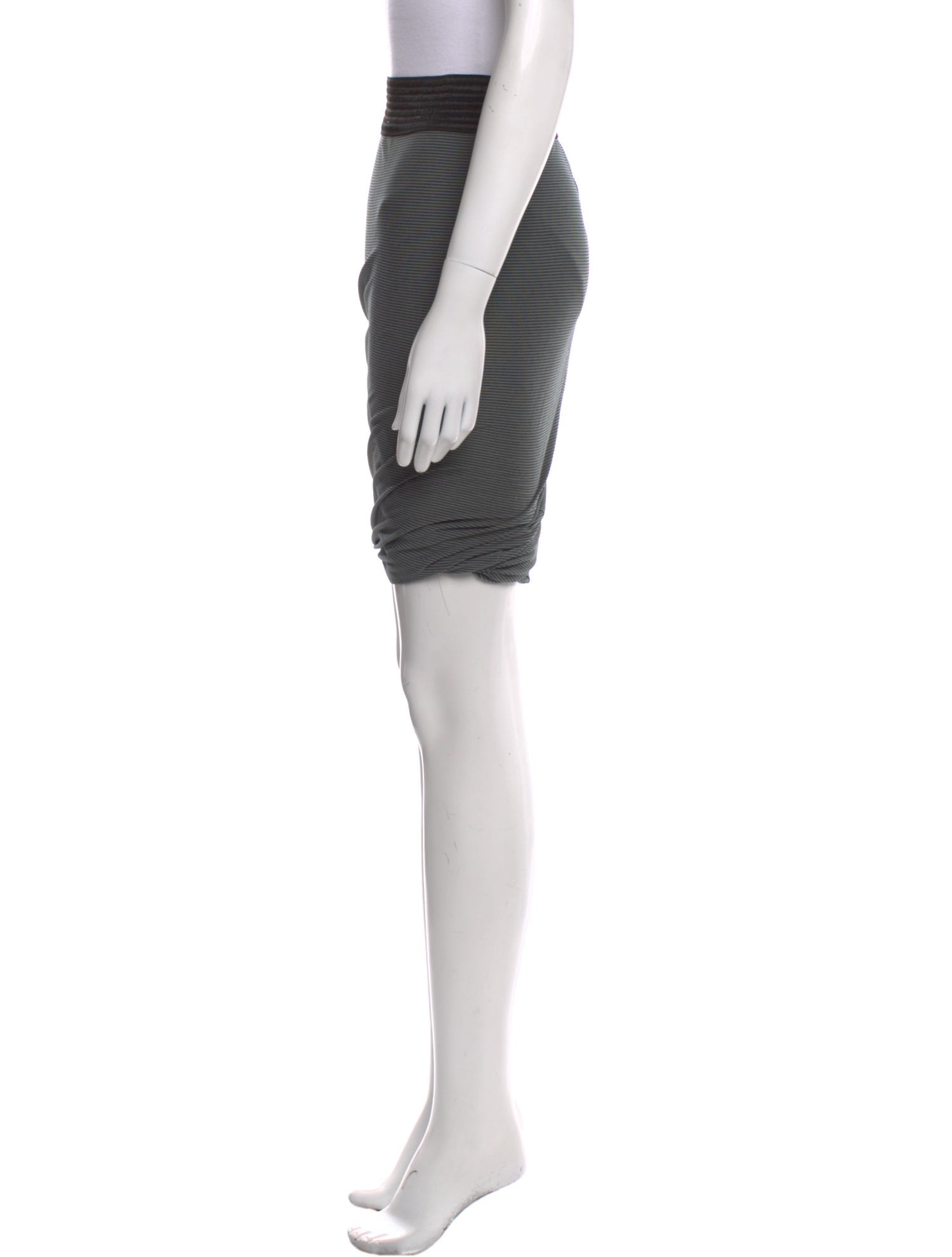 Alexander Wang Mesh Accents Mini Skirt