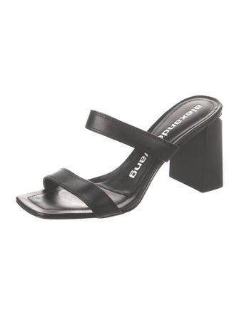Alexander Wang Leather Slides