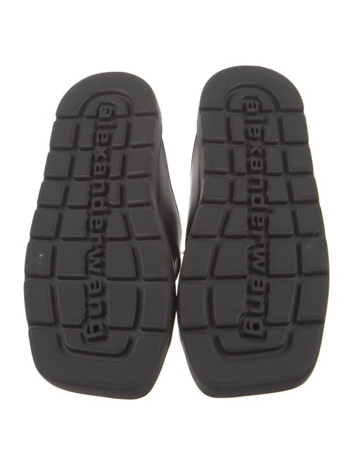Alexander Wang Leather Lasercut Accents Slides