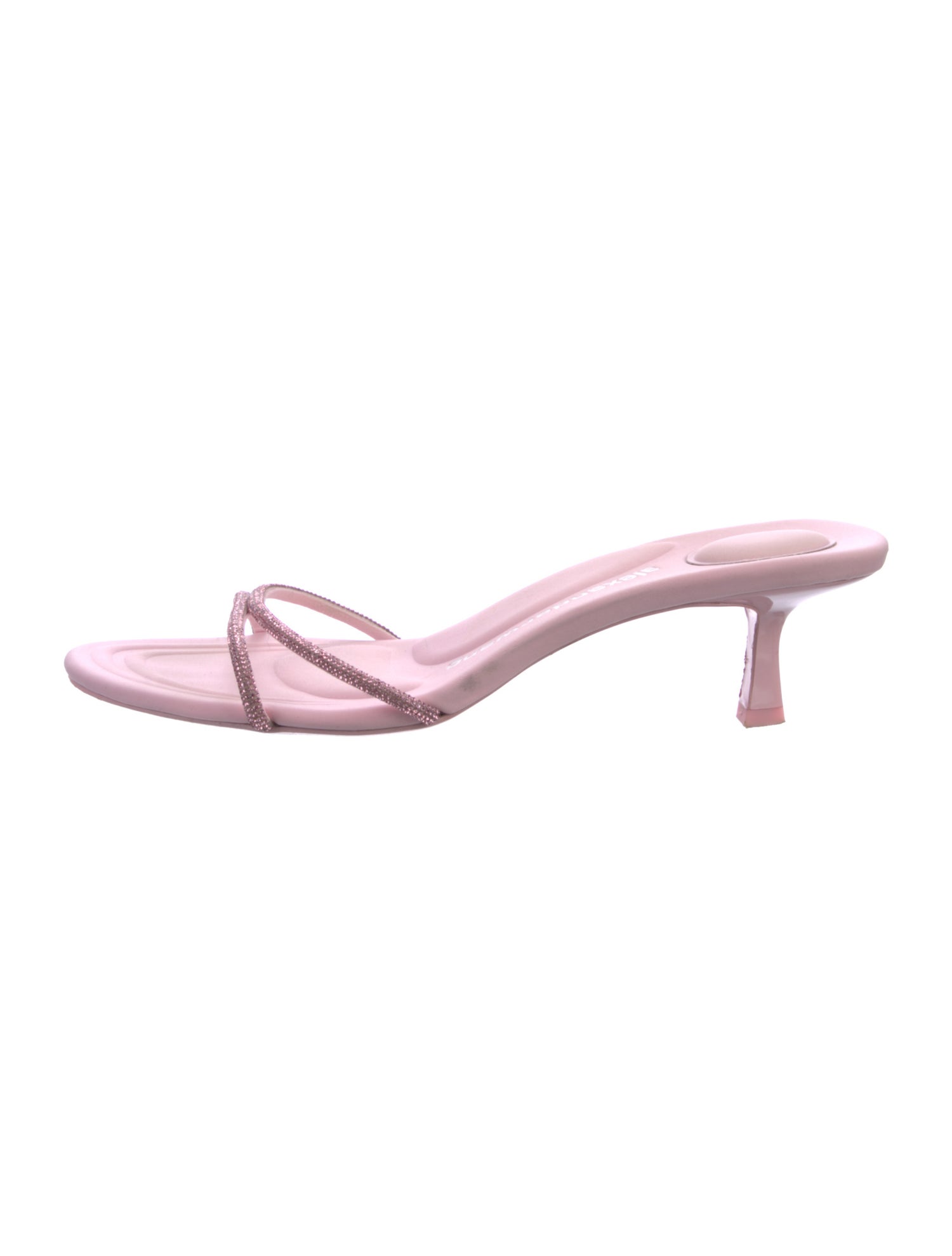 Alexander Wang Crystal Embellishments Slides