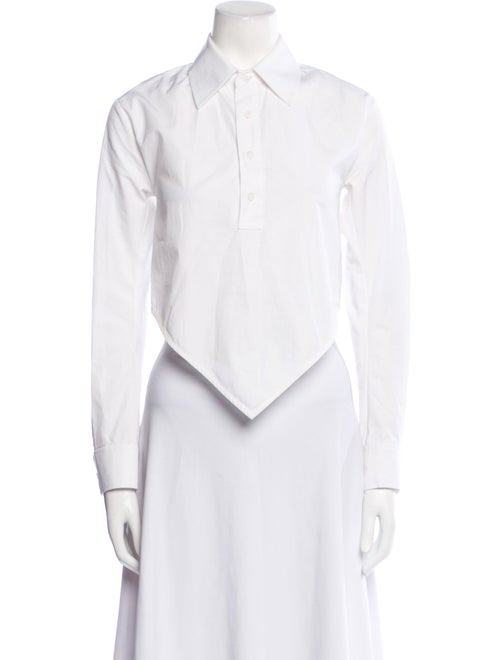 Alexander Wang Long Sleeve Button-Up Top