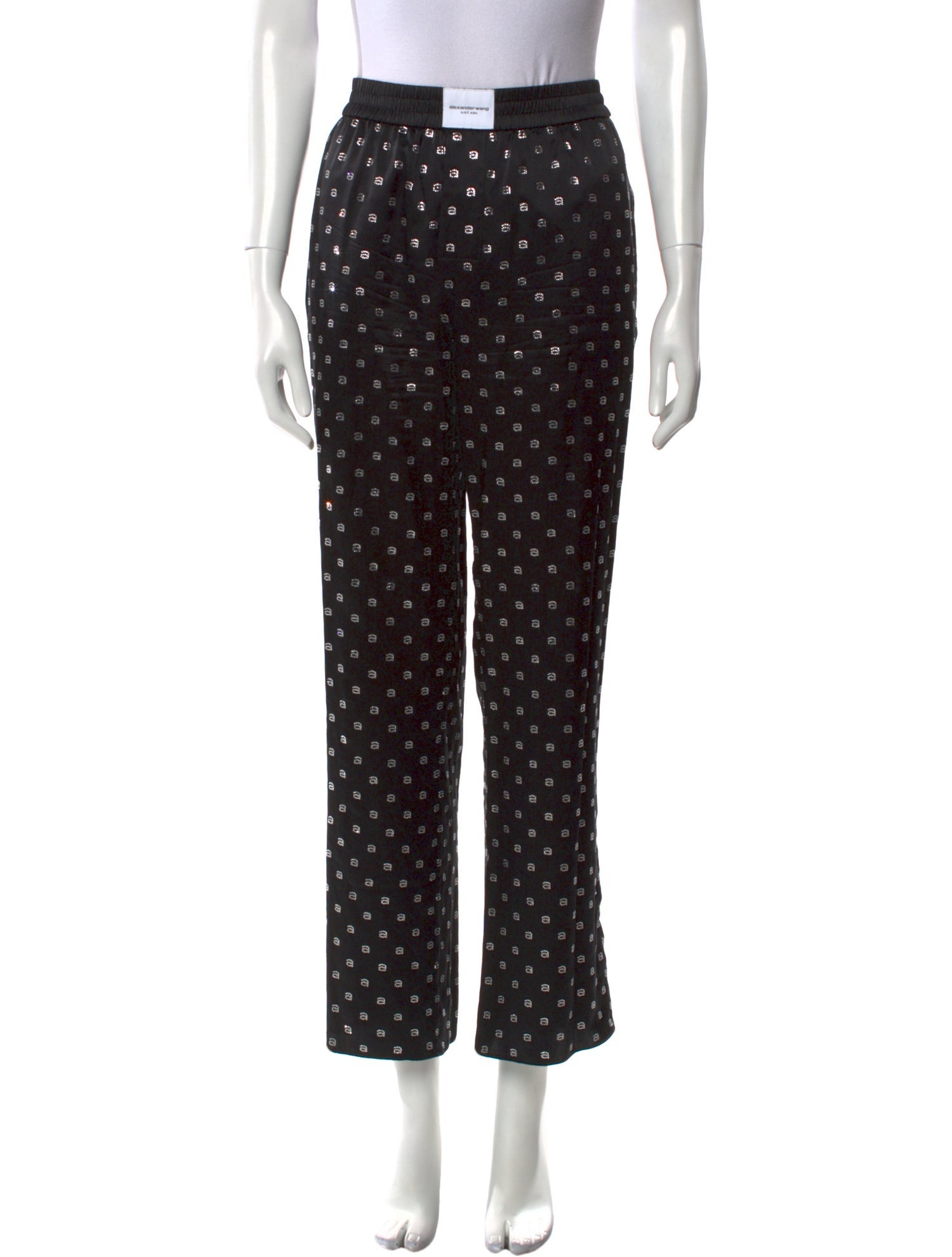 Alexander Wang Silk Straight Leg Pants