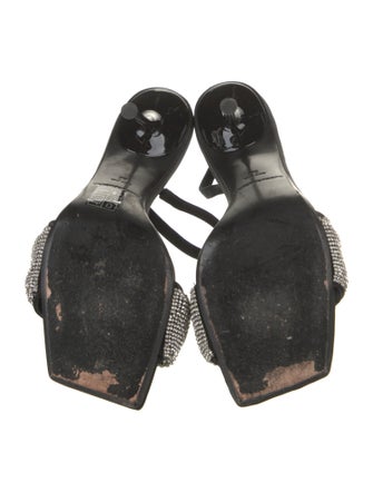 Alexander Wang Crystal Embellishments Slides