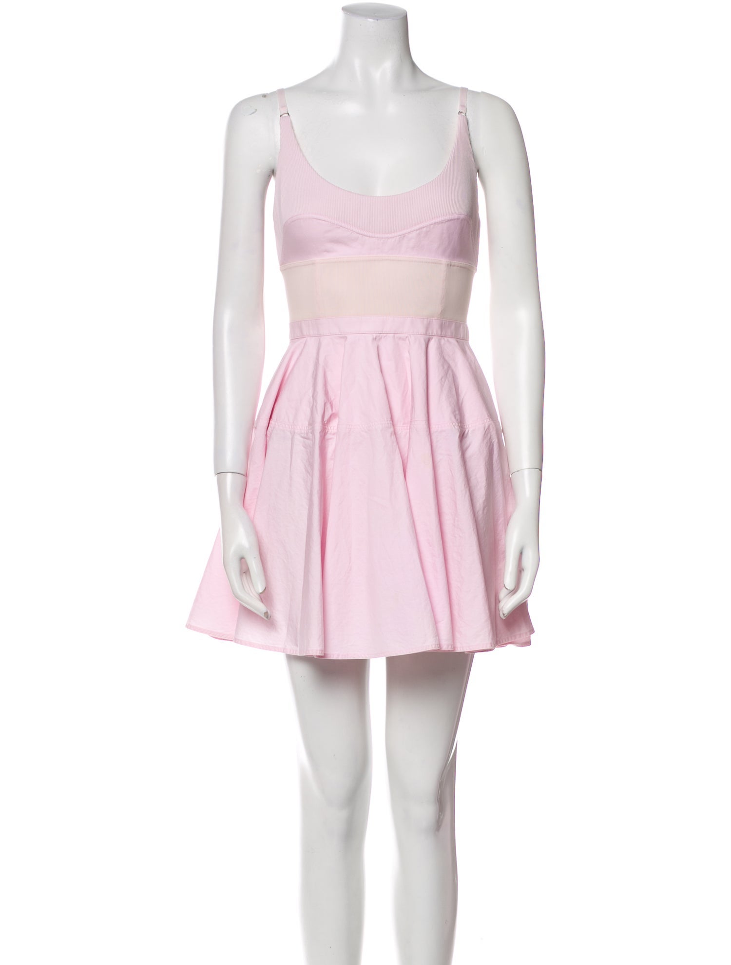 Alexander Wang Scoop Neck Mini Dress