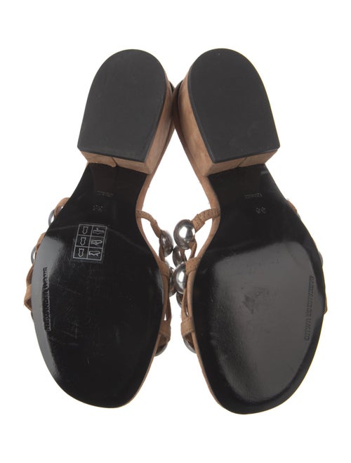 Alexander Wang Suede Studded Accents Slides