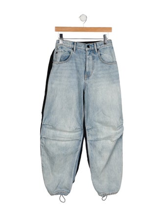 Alexander Wang High-Rise Straight Leg Jeans