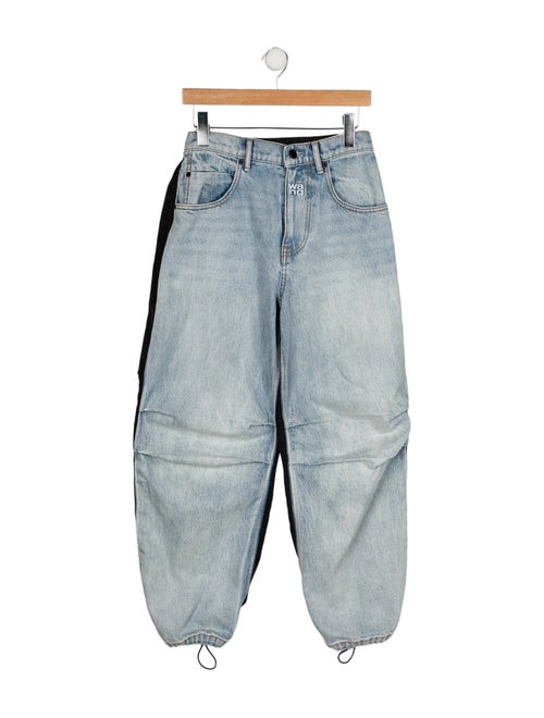 Alexander Wang High-Rise Straight Leg Jeans