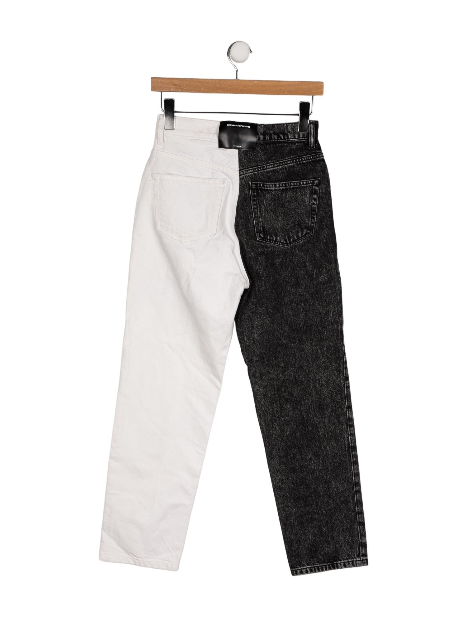 Alexander Wang High-Rise Straight Leg Jeans